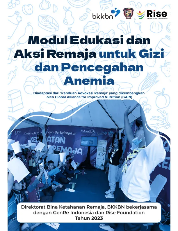 Modul Edukasi dan Aksi Remaja Untuk Gizi dan Pencegahan Anemia Cover